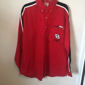 Used Men’s Red Winners Circle Dale jr shirt